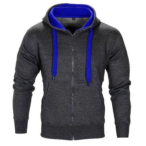 Title 6, New Mens Casual Sweater Coat Sports Hooded Zip...