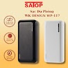 Sạc Dự Phòng 20000Mah Wk Design Wp - 117 Pin Sạc Dự Phòng Hỗ Trợ Sạc Nhanh 2 Đầu Ra Usb 5V 2.1A - Satop Official