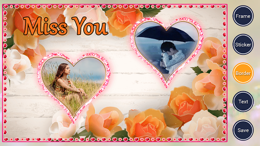 Miss You Dual Photo Frame