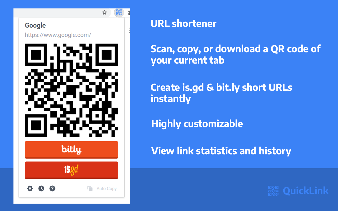 URL Shortener & QR Code Generator - QuickLink Preview image 3