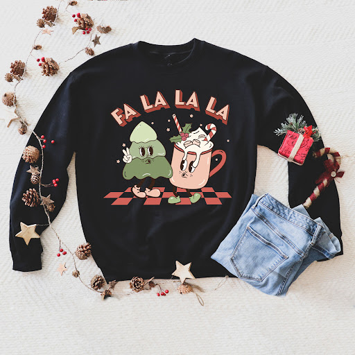 Title 2, Womens Black Vintage Sweatshirt