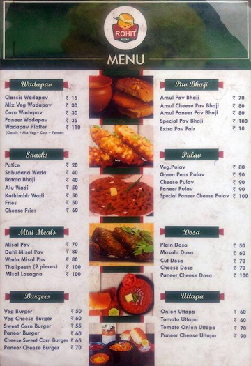 Rohit Wadewale Chinchwad Pune menu 