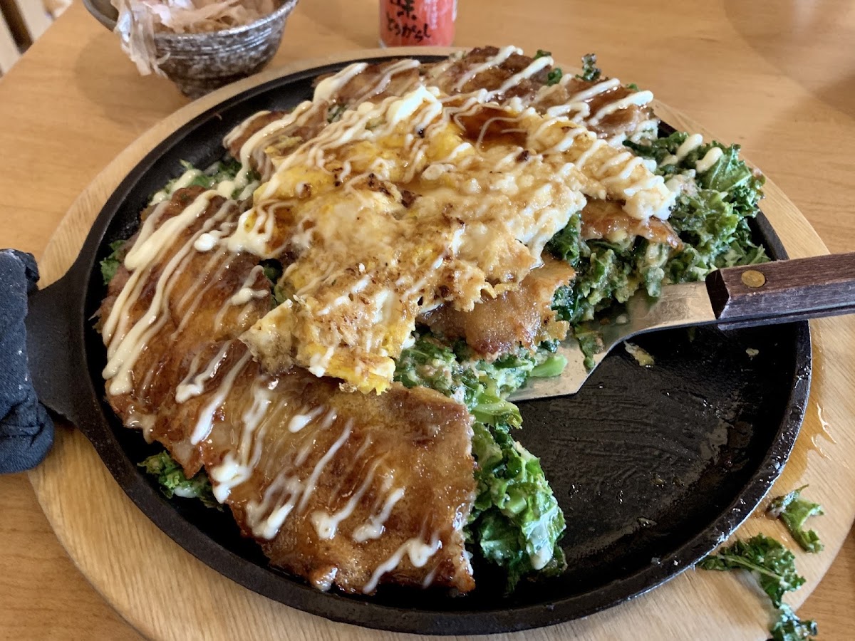 Okonomiyaki (kale based gf)