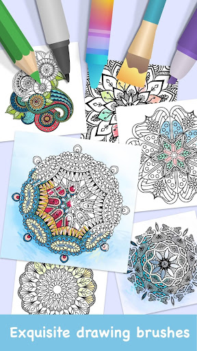 Mandala coloring game