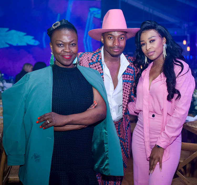 Actress Sthandiwe Kgoroge, visual artist Trevor Stuurman and DJ Zinhle