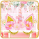 Thème de clavier Pinky Floral Unicorn icon