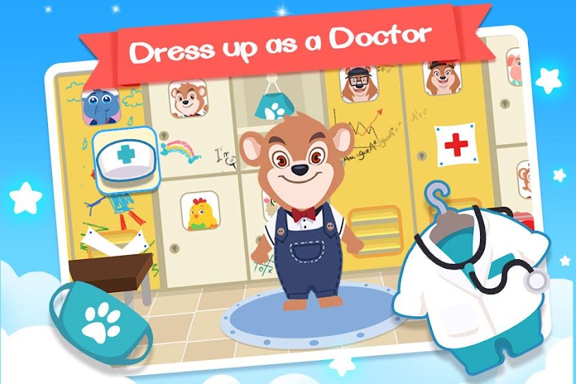 Uncle Bear Hospital Kids Game Screen 2