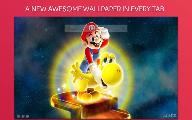 Mario Wallpaper HD Custom New Tab