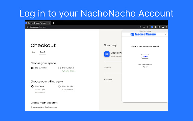 Create your own virtual NachoCard