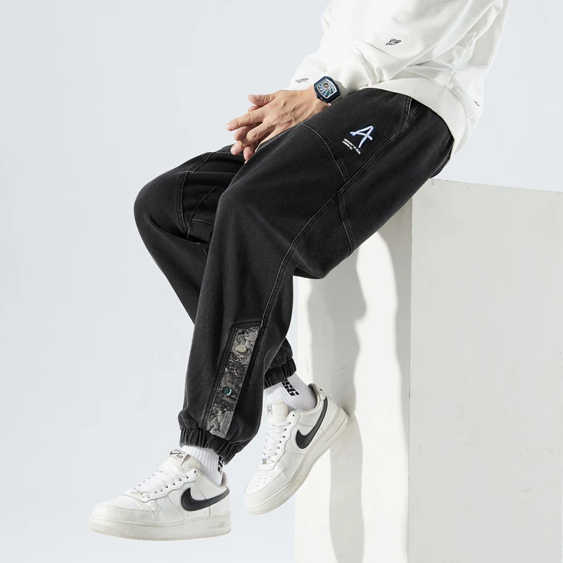 Pantaloni Casual Uomo Morbidi Moda Casual Confortevole e Stiloso Versatile Ideale per Tutti i Giorni Design Ampio e Vestibilità Comoda