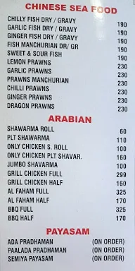 Thalassery Restaurant menu 3