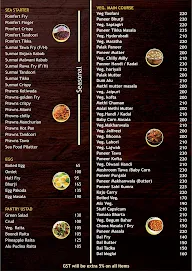 Saptagiri menu 7