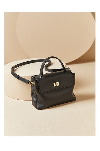 Title 20, Soft Cowhide Commuter Bag for Women Portable Sh...