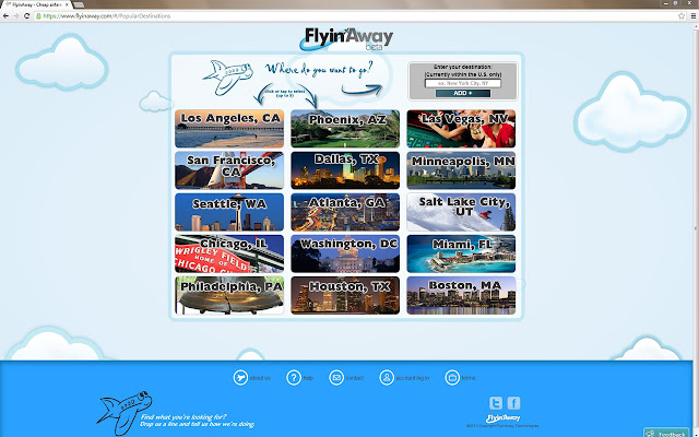 FlyinAway chrome extension