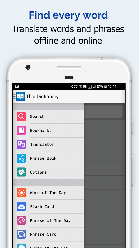 Thai Dictionary  English - ไทย Translatorのおすすめ画像1