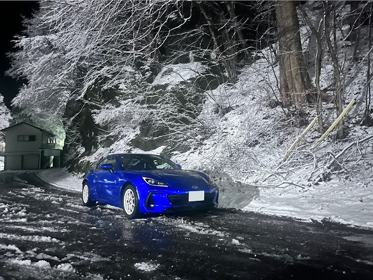 BRZの雪・雪と愛車・ご安全にに関するカスタム事例の投稿画像1枚目
