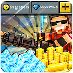 Cover Image of ดาวน์โหลด Coins gems Pixel Gun 3d - Joke App 1.0 APK