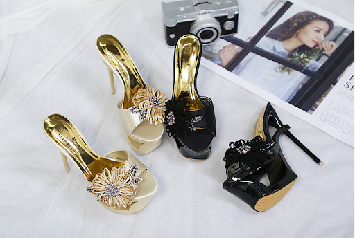 Title 2, High Heel Fish Mouth Sandals for a stylish and ...