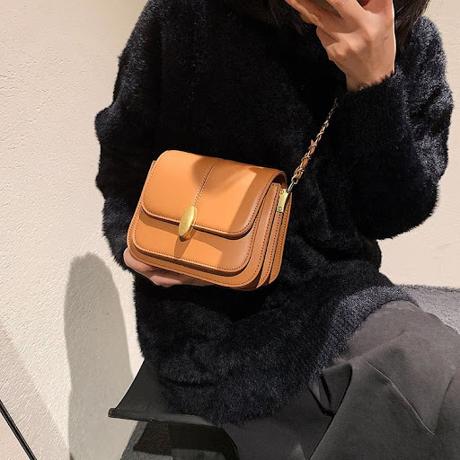 Title 7, Ins Retro Fashion Chain Crossbody Square Bag St...