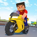 Icon Blocky Bike Rider: Moto Racing