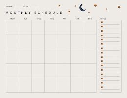 Lunar Month - Planner item
