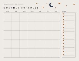 Lunar Month - Planner item