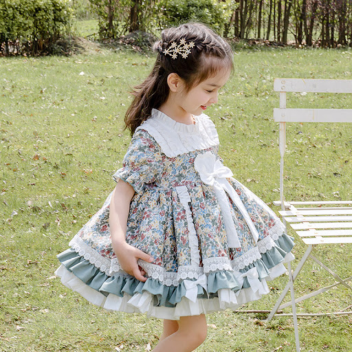 Title 3, Girl Baby Floral Short Sleeve Dress, cute and c...