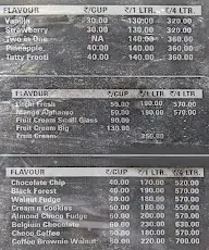 Laxmi Dairy menu 1