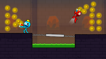 Red and Blue Stickman 2 for Android - Free App Download