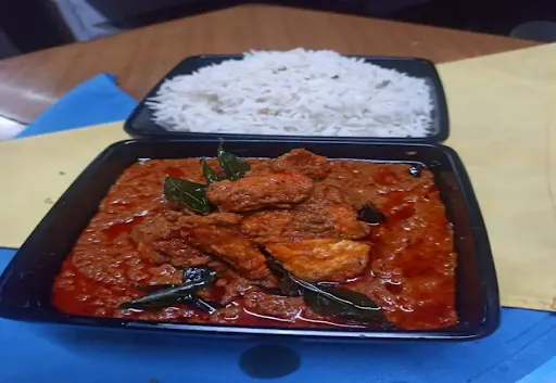 Fish Curry + Steam Rice