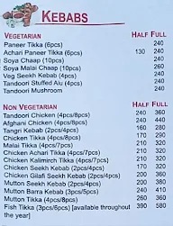 Kebabs & Curries menu 5