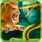 Furious Lion Vs Angry Anaconda Snake 1.0