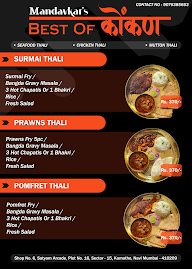 Mandavkar's Best Of Konkan menu 4