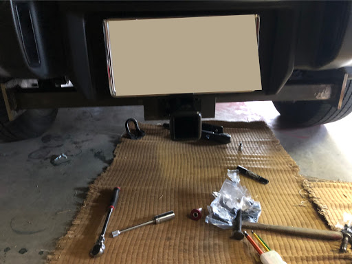 Fjクルーザー のヒッチメンバー自作 ヒッチメンバー取付 Diy 自作 牽引ヒッチ に関するカスタム メンテナンスの投稿画像 車のカスタム情報はcartune