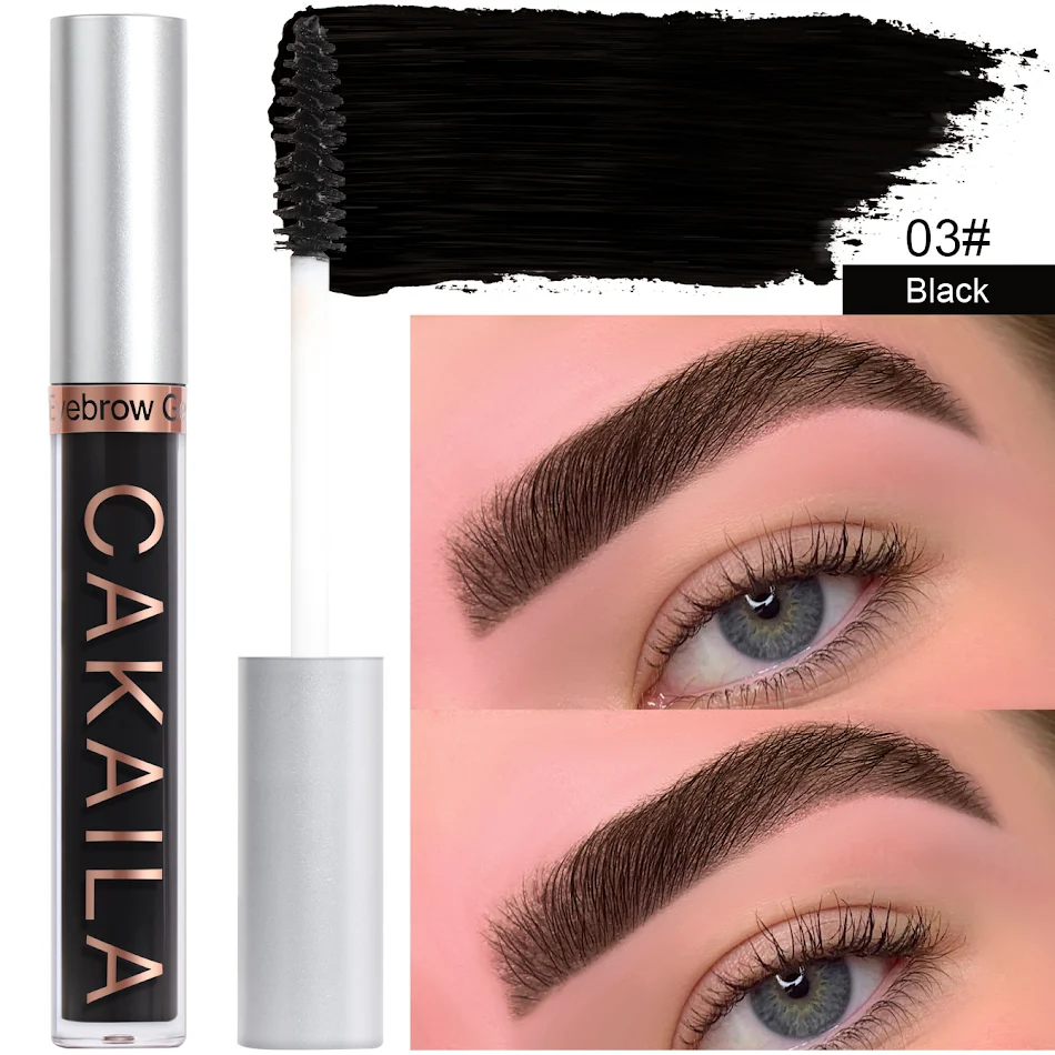 CAKAILA Gekleurde Wenkbrauwcrème Mat, Vlekt Niet, Houdt Make-up Vast. Voor perfect gevormde en langdurige wenkbrauwen. Gemakkelijk aan te brengen.