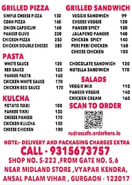 Rudras Cafe menu 2