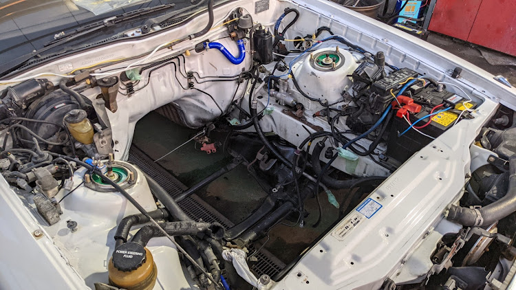 ソアラのもう少し・ヒーターホース・オーバーホール・1G-GTE・載せ替えに関するカスタム事例の投稿画像2枚目