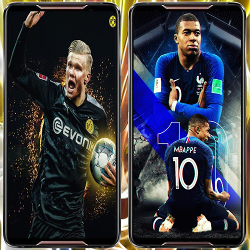 Wallpaper For Erling Haaland K Mbappe Wallpaper Latest Version For Android Download Apk