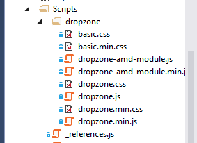 dropzone script