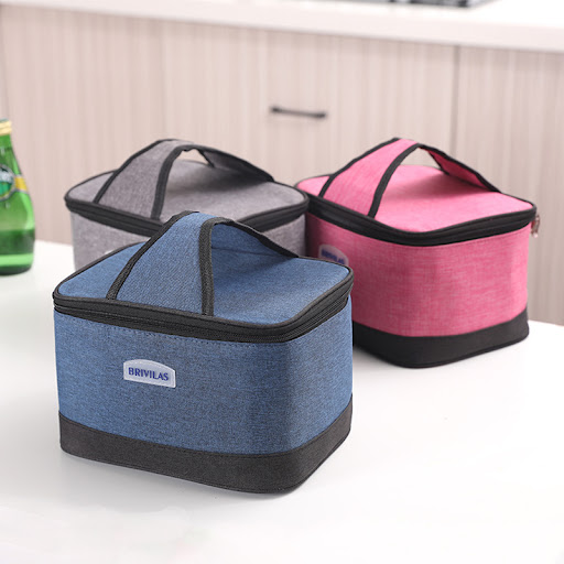 Title 8, Widened Portable Bento Cooler Bag Keeps food an...