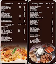 Reva Family Restaurant And Bar menu 1