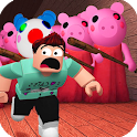 Escape Piggy chapter 1 & 8 : Horror Simulator game icon