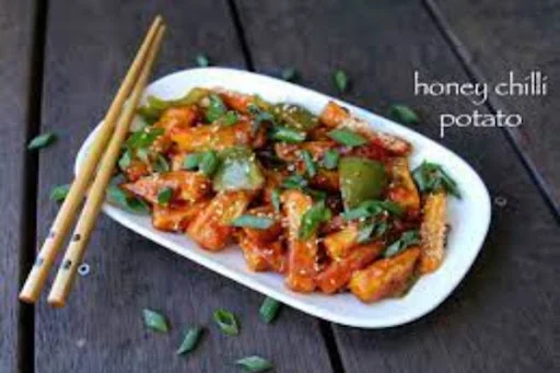 Crispy Honey Chilli Potatoes