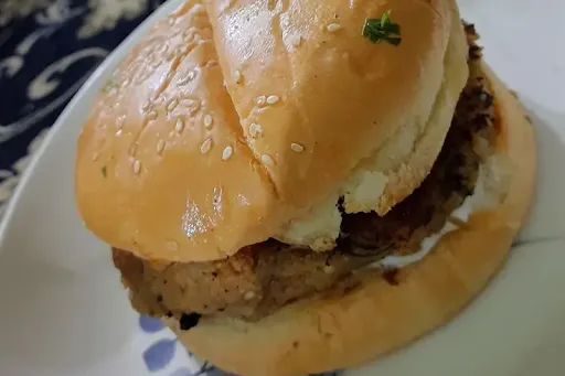 Schezwan Tasty Veg Burger