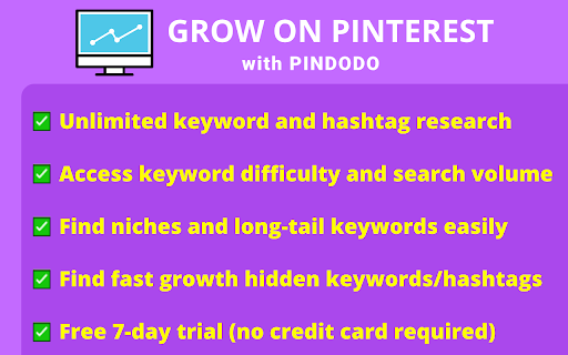 Pindodo - Pinterest Ranking/Keyword Tool