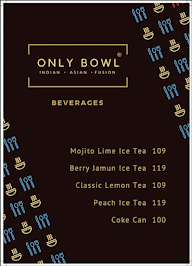 Only Bowl menu 2