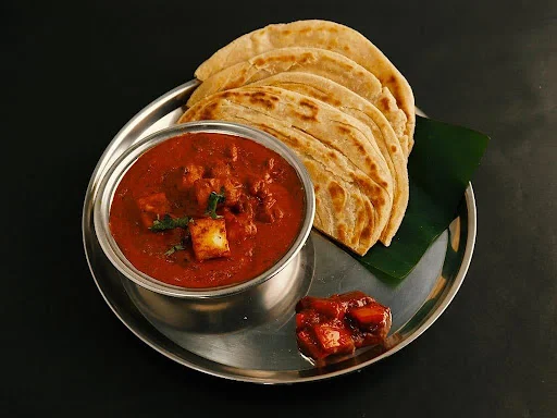 Paneer Tikka Masala Paratha Meal