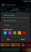 SimpleBudget (Envelope Budget) Screenshot