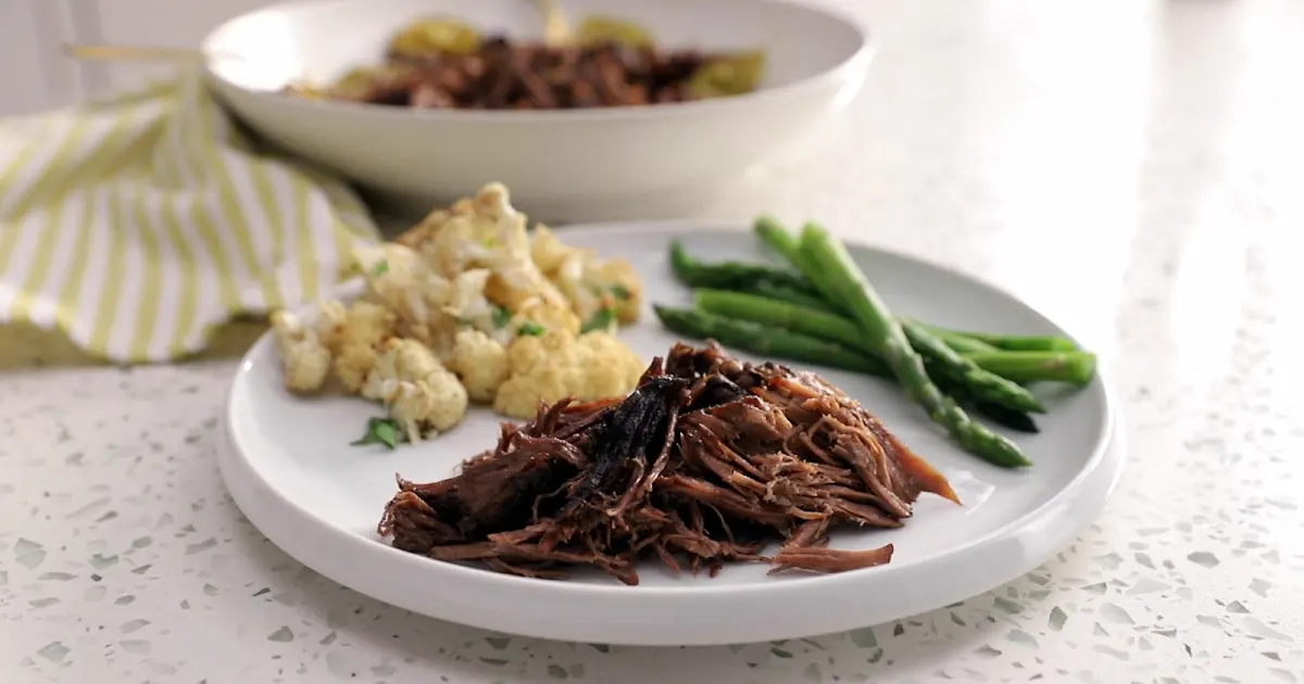 Crockpot 5-Ingredient Pot Roast + VIDEO - Fit Slow Cooker Queen