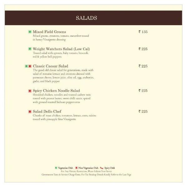 Mosaic - Country Inn & Suites menu 